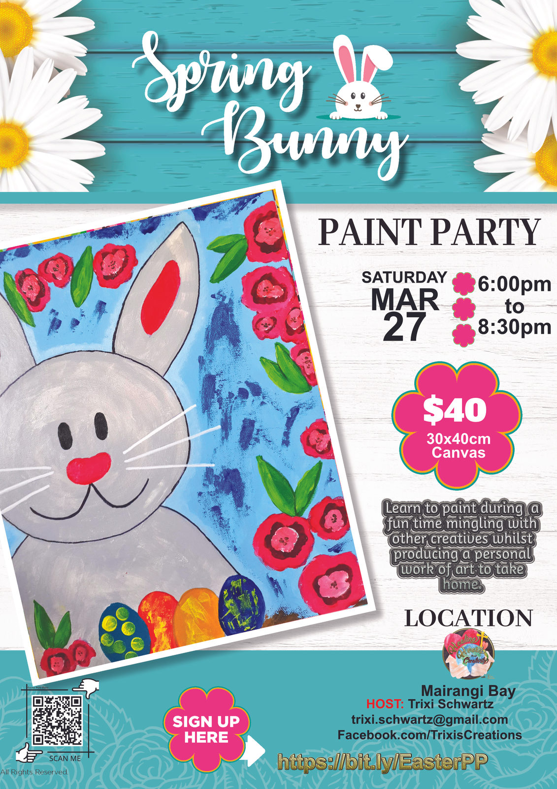 Spring Bunny Paint Party