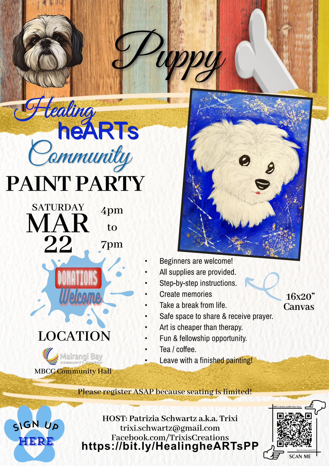 Puppy Community Paint Party