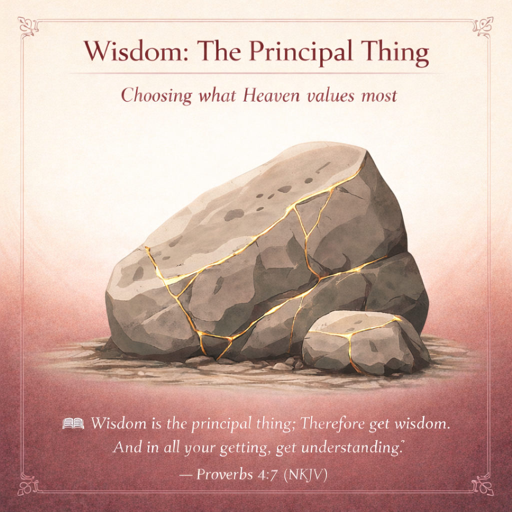 Wisdom: The Principal Thing
