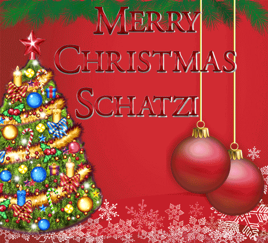 FREE Merry Christmas Schatzi eCard