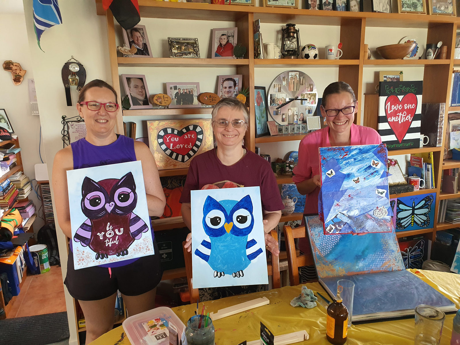 beYOUtiful Owl & Word of 2021 Paint Party