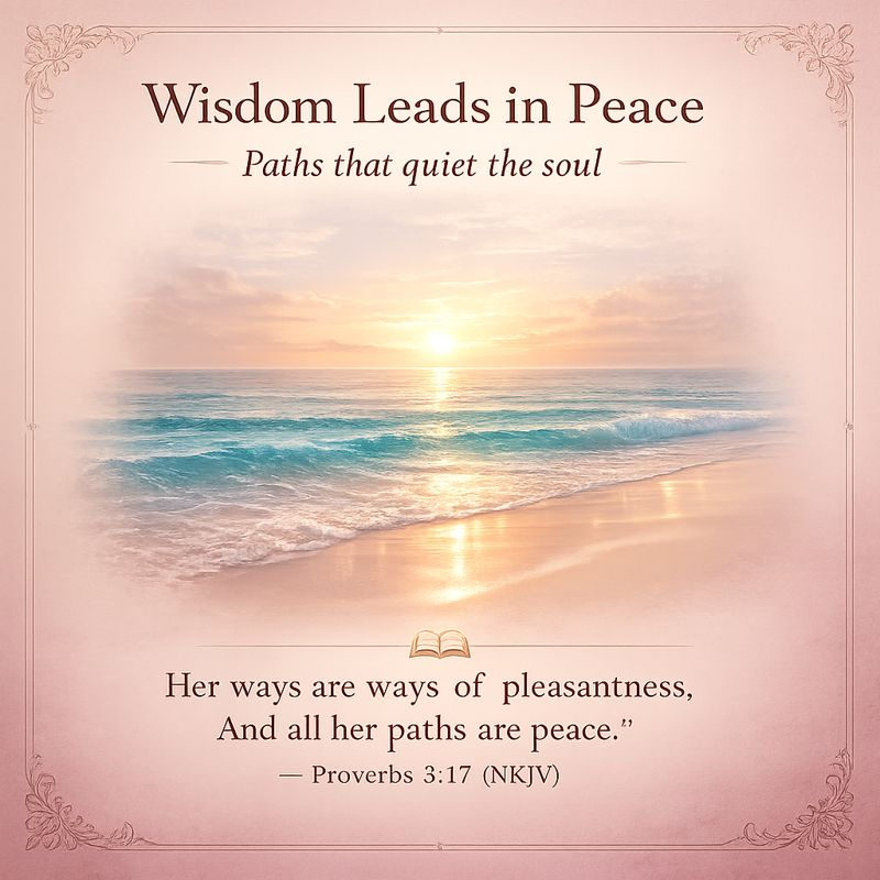 Wisdom Leads in Peace