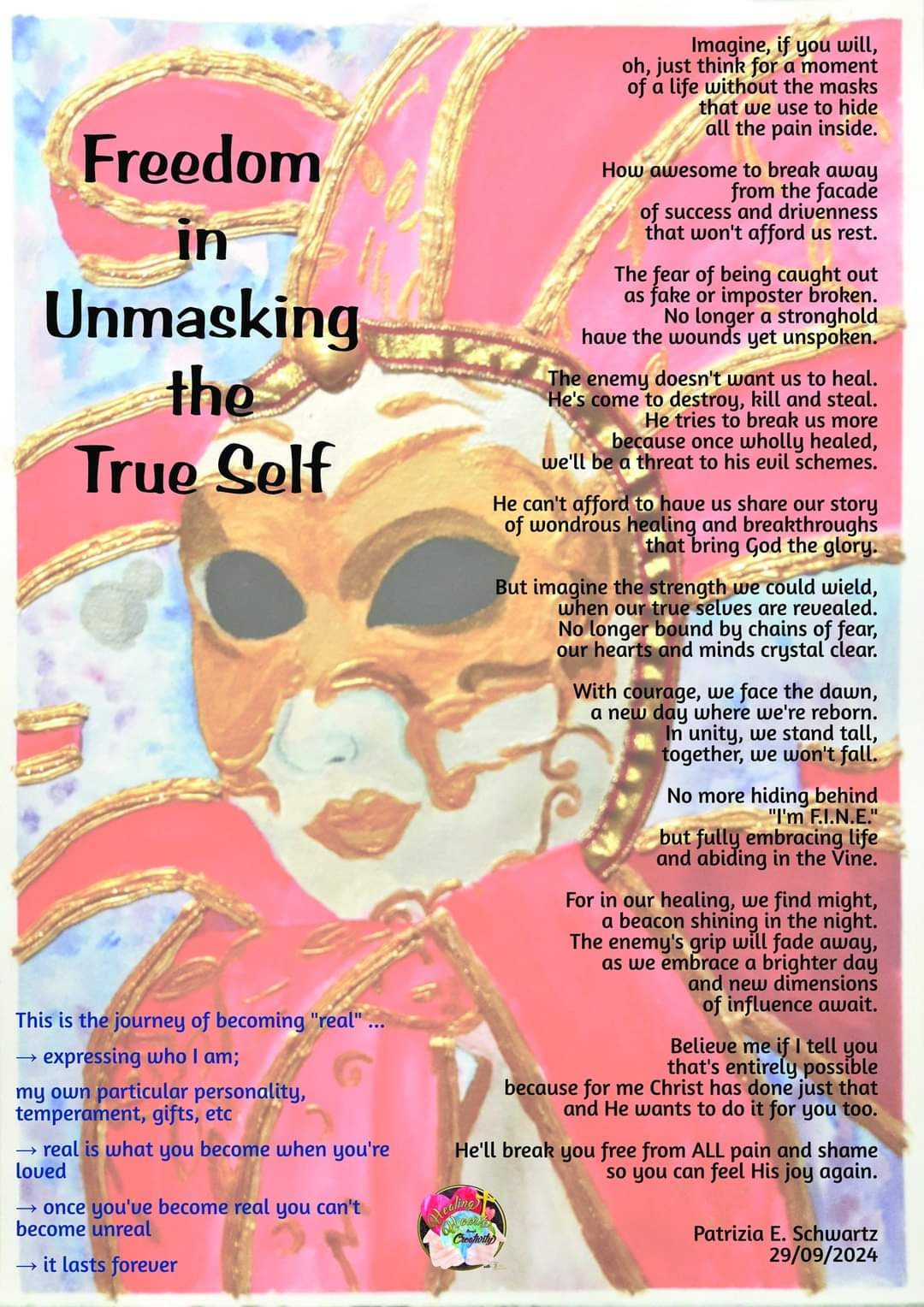 Freedom in Unmasking the True Self
