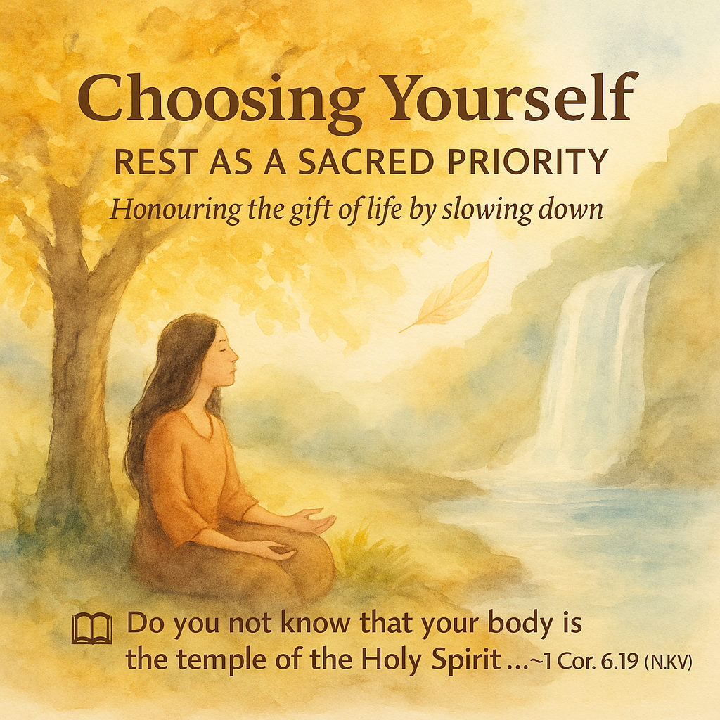 Choosing Yourself: Rest as a Sacred Priority