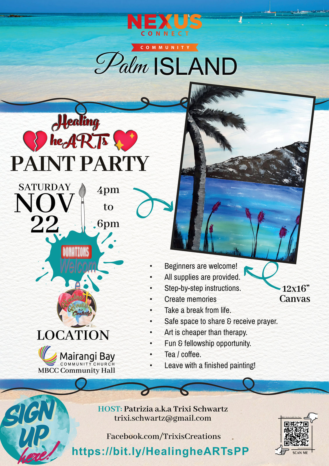 Palm Island Community Paint Party