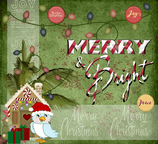 FREE Merry & Bright Christmas Wishes eCard